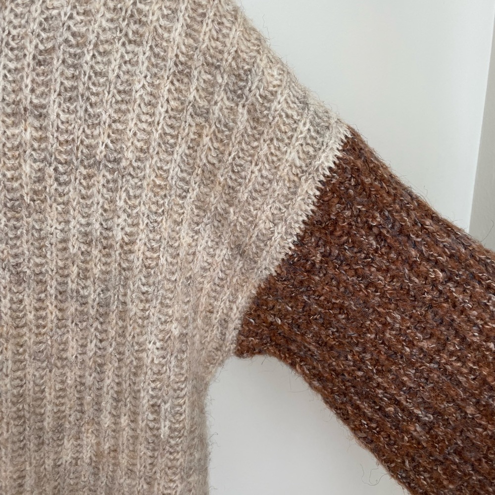 Ruby Moon, Chunky Wool, Oversize Turtle Neck Swea… - image 4